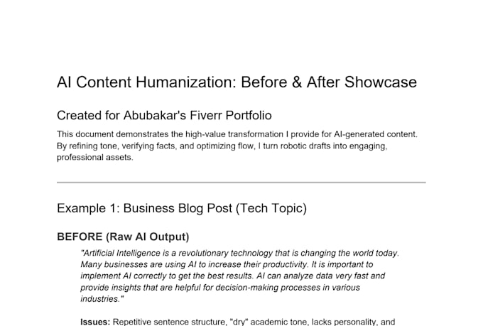 we humanize ai blog posts for real estate agents